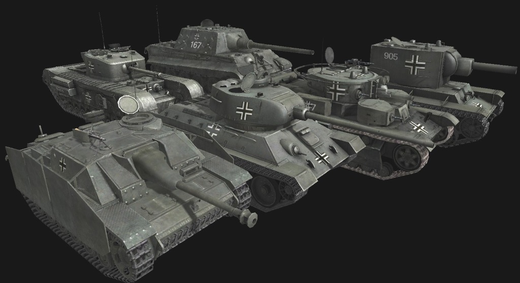Скачать Panzergrau texmods for beutepanzer and panzer tanks — (AS2 — 3.260.0)