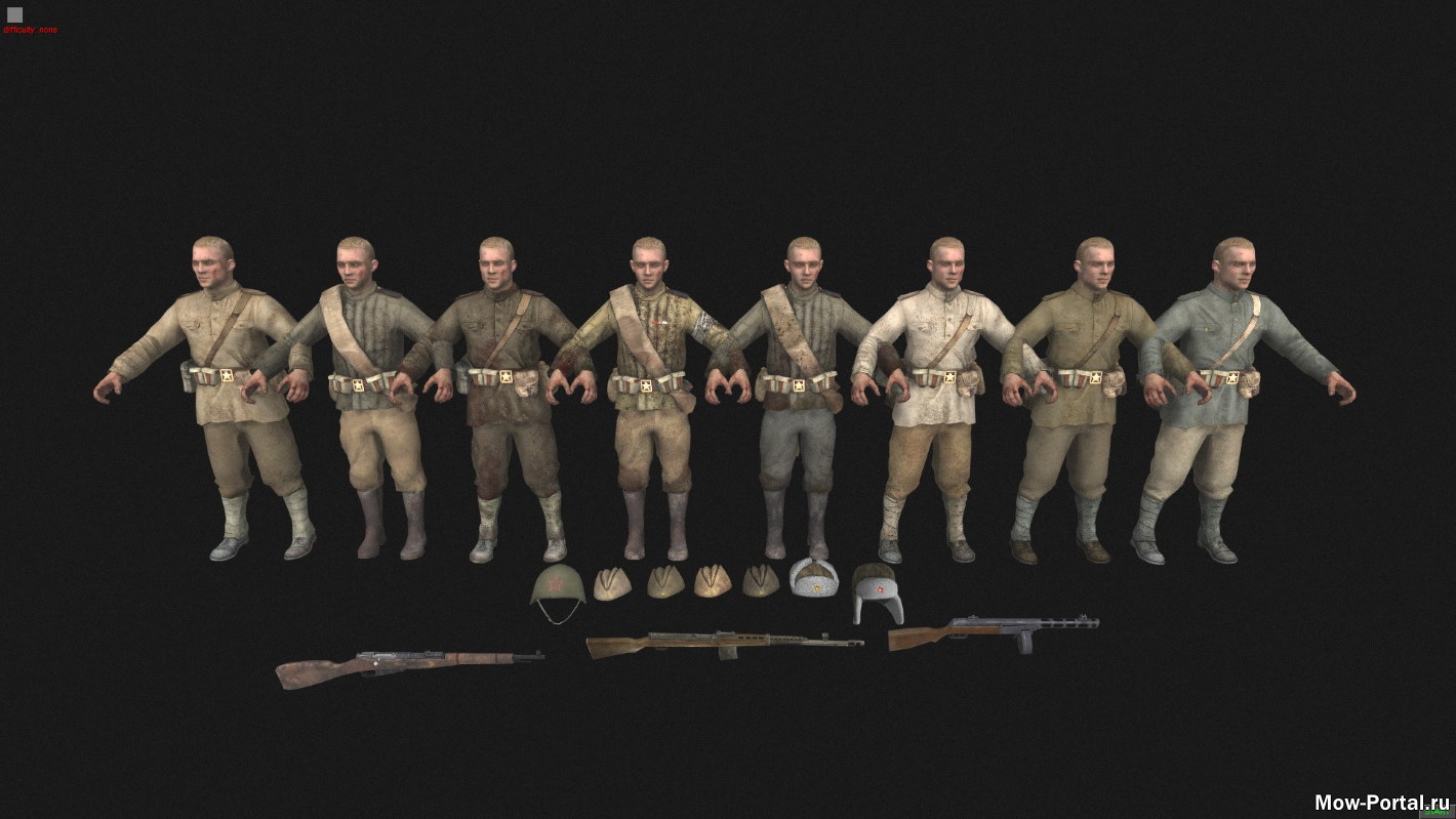 Call of Duty World at War Remasterd Skins v25.07.2020 — В тылу врага: Штурм  2 — Mow-Portal